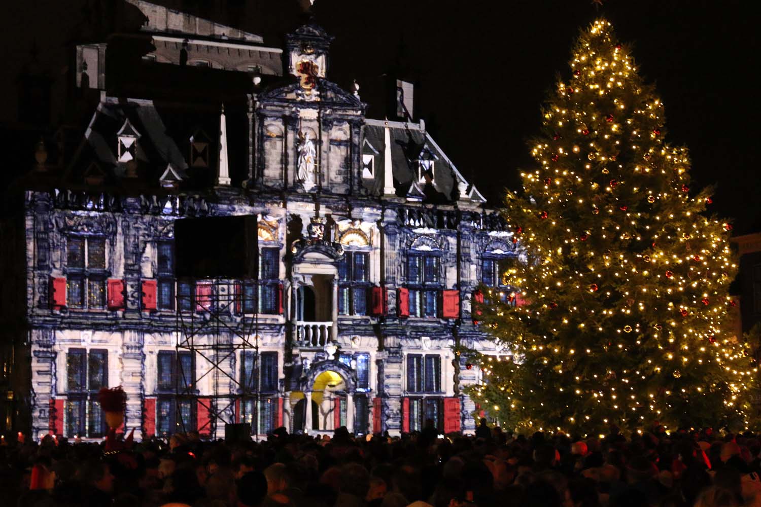 Lichtjesavond in Delft - 9 december 2014